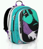 Školní batoh CHI 186 E - Green/Violet - zvětšit obrázek