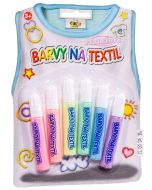 Perleťové barvy na textil - na blistru