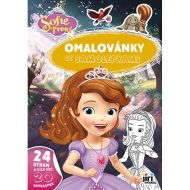 Omalovánky A4 se samolepkami Sofie první