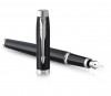 Parker Royal IM Matte Black CT  Plnicí pero -F-