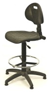 Pracovní židle s opěrkou pro nohy