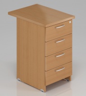 Kontejner Visio 4 zásuvkový přístavný 47 x 70 cm Buk - zvětšit obrázek