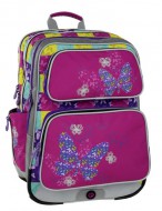 Dívčí školní batoh Bagmaster Galaxy 6 B Pink/Blue/Yellow