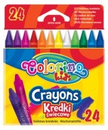Voskovky kulaté 24 barev Colorino