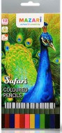 Pastelky Safari trojhranné - 12 barev - zvětšit obrázek