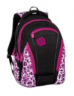 Studentský batoh Bagmaster Bag 9 C Purple / White / Black - zvětšit obrázek