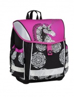Školní aktovka pro prvňáčky Bagmaster Lim 9 A Pink / Black / White - zvětšit obrázek