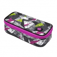 Studentský penál Bagmaster Case Bag 9 B Purple / Green / Black - zvětšit obrázek