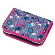 Školní penál Bagmaster Case Galaxy 8 A Pink / Gray / Green