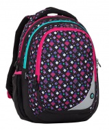 Školní batoh Maxvell 8 a Black / Pink / Green