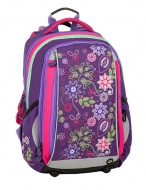 Dívčí školní batoh Bagmaster Mercury 9 A Violet / Pink / Green - zvětšit obrázek