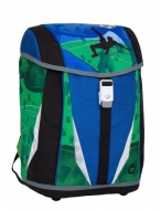 Školní batoh Polo 7 B Blue / Green / Black - zvětšit obrázek