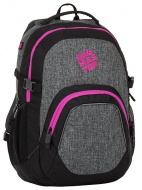 Studentský batoh Matrix 8 a Black / Gray / Pink - zvětšit obrázek