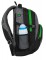 Studentský batoh Matrix 8 b Black / Gray / Green 