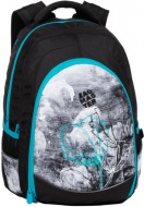 Studentský batoh Digital 20 B TURQUOISE/GRAY/BLACK