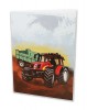 Desky na abecedu traktor
