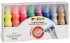 Temperové 3D barvy PRIMO FLUO+METAL, sada 8 x 50 ml, box