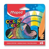 Chodníkové křídy MAPED - 6 barev  - zvětšit obrázek