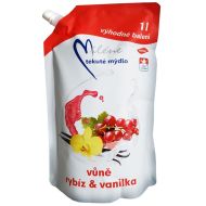 Tekuté mýdlo Milene NN 1l Rybíz a vanilka - zvětšit obrázek