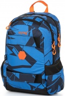 Studentský batoh OXY Sport blue shapes - zvětšit obrázek