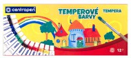 Temperové barvy 12 barev Centropen 
