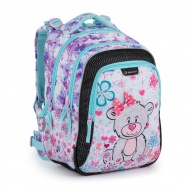 Školní batoh pro prvňáčky BAGMASTER LUMI 21 C GRAY/BLUE/PINK - zvětšit obrázek