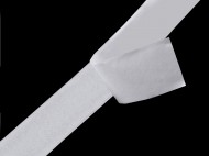 Suchý zip plyš samolepicí šíře 20 mm bílá, 25 m - zvětšit obrázek