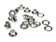 Průchodky s podložkou vnitřní 5,5 mm / vnější 10 mm 1 nikl, 1000 pár - zvětšit obrázek
