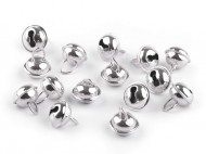 Rolničky 12 mm s háčkem 3 stříbrná, 5 ks - zvětšit obrázek