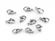 Karabinka z nerezové oceli 6x11 mm platina, 2 ks - zvětšit obrázek