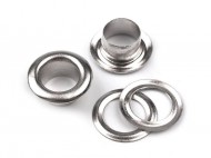 Průchodky s podložkou vnitřní 6 mm / vnější 11 mm 2 nikl, 20 pár - zvětšit obrázek