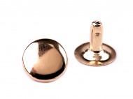 Duté nýty 10 mm 4 růžové zlato, 100 pár - zvětšit obrázek