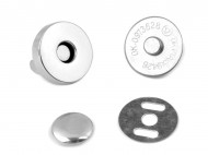 Magnetické zapínání 18 mm s nýtkem 1 nikl, 5 sada - zvětšit obrázek