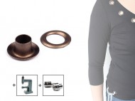 Průchodky s podložkou vnitřní 5,5 mm / vnější 10 mm