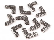 Kovový rožek 16x16mm ORNAMENT - zvětšit obrázek