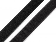 Suchý zip háček + plyš samolepicí šíře 20 mm černá, 25 m - zvětšit obrázek