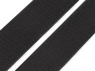 Suchý zip háček samolepicí šíře 50 mm černá, 1 m - zvětšit obrázek