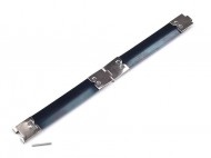 Pérko / zapínání na výrobu mincovky 14x85 mm platina, 10 pár - zvětšit obrázek