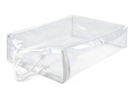 Úložný box / obal PVC se zipem transparent, 1 ks - zvětšit obrázek