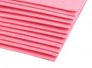 Látková dekorativní plsť / filc 20x30 cm 22 (F09) růžová střední, 2 ks - zvětšit obrázek
