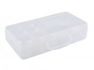 Plastový box / zásobník 13x26x6 cm s dózičkami
