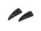 Designový knoflík roh s prošitým stehem 13x32 mm