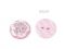 Knoflk kvt s glitry velikost 20