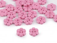 Knoflík květ velikost 18, 24 10 (18&quot;) růžová světlá, 25 ks - zvětšit obrázek