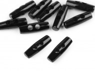Plastový knoflík oliva 10x31 mm - zvětšit obrázek