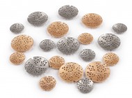 Kovový knoflík designový velikost 32, 48