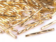 Rokajl Preciosa kroucené tyčky 30 mm 17020 zlatá sv., 20 g - zvětšit obrázek