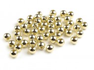 Plastové voskové korálky / perly Glance Metalic 6 mm 1 zlatá sv., 20 g - zvětšit obrázek