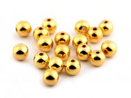 Plastové voskové korálky / perly Glance Metalic 8 mm 2 zlatá, 20 g - zvětšit obrázek