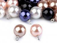 Perla s očkem / knoflík 11 mm